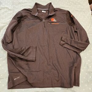 Men's Nike Cleveland Browns Dri-Fit Pullover Jacket